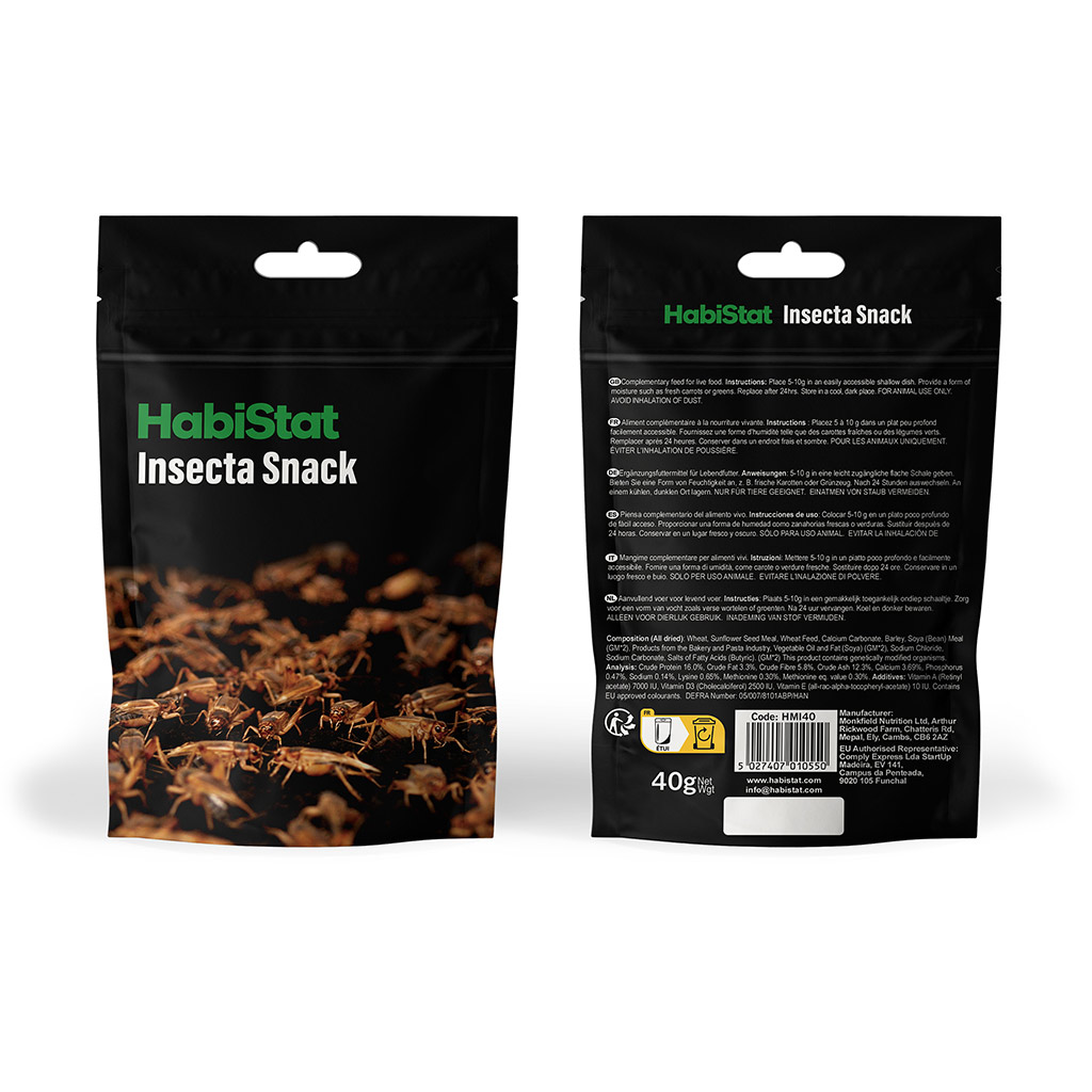 HabiStat Insecta Snack Packaging