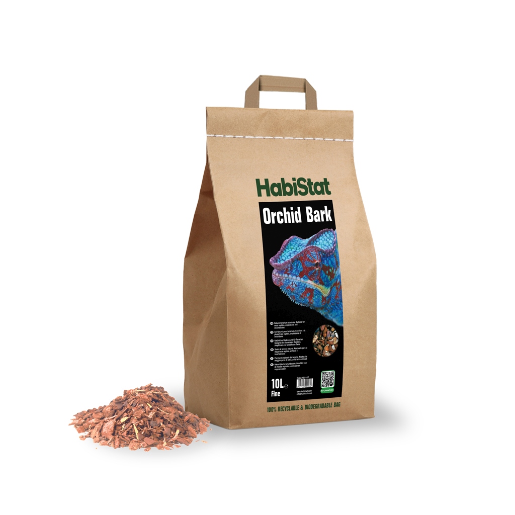 HabiStat Fine Orchard Bark Substrate 10L Bag
