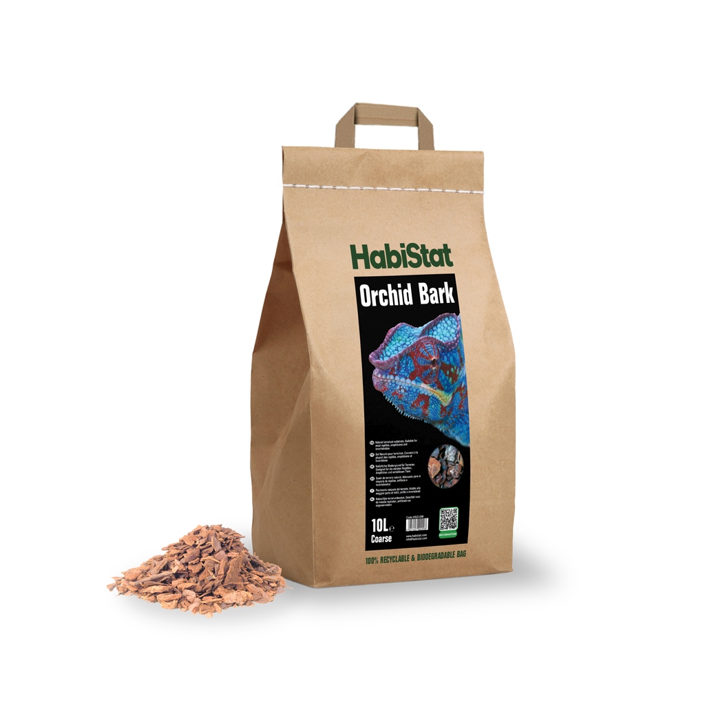 HabiStat Coarse Orchard Bark Substrate 10L Bag