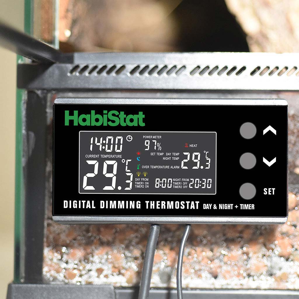 Digital Dimming Thermostat with Enclosure