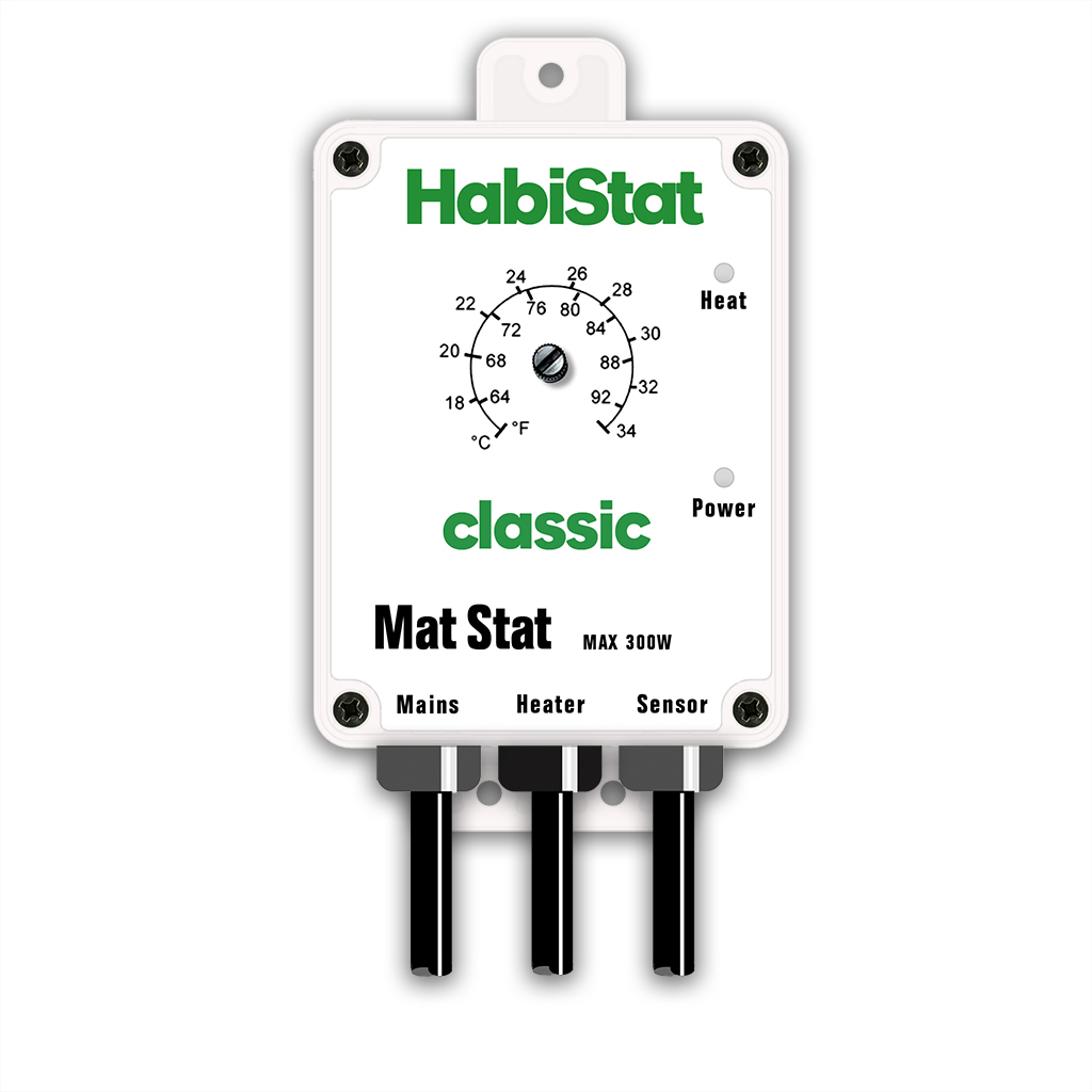 HabiStat White Mat Stat Thermostat Display