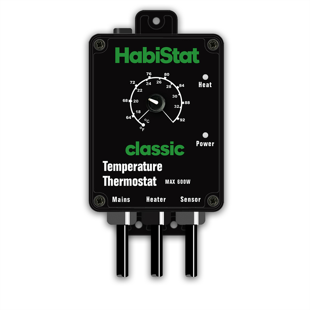 HabiStat Black Temperature Thermostat Display
