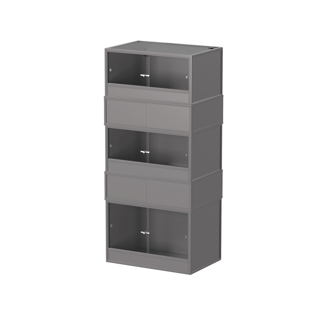 HabiStat ProVC Stacking Kit, Grey, 3ft